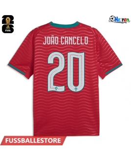 Günstige Portugal Joao Cancelo #20 Heimtrikot WM 2026 Kurzarm
